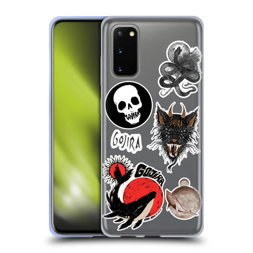 Gojira Graphics Sticker Print Soft Gel Case for Samsung Galaxy S20 / S20 5G