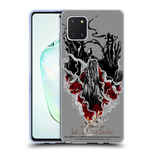 The Curse Of La Llorona Graphics Hands Soft Gel Case for Samsung Galaxy Note10 Lite