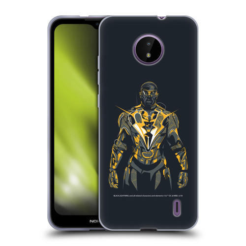 Black Lightning Key Art Black Lightning Soft Gel Case for Nokia C10 / C20