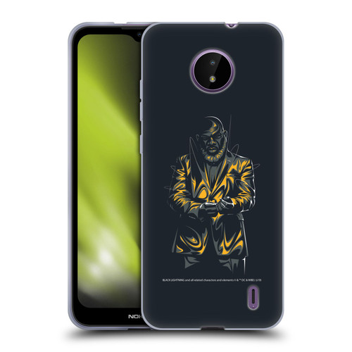 Black Lightning Key Art Tobias Whale Soft Gel Case for Nokia C10 / C20