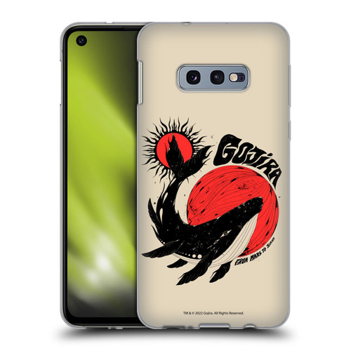Gojira Graphics Whale Sun Moon Soft Gel Case for Samsung Galaxy S10e
