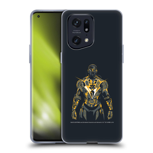 Black Lightning Key Art Black Lightning Soft Gel Case for OPPO Find X5 Pro