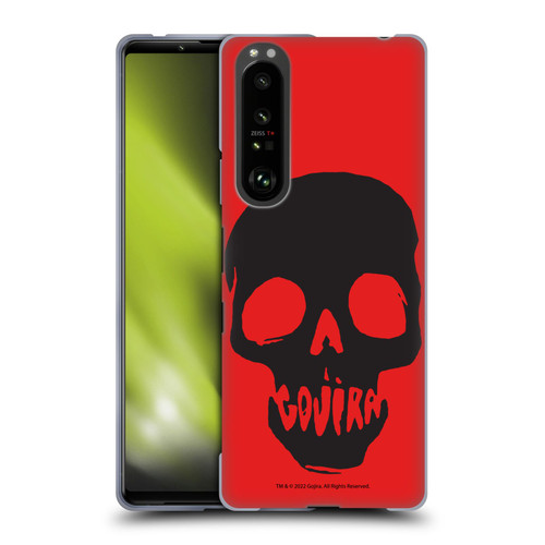 Gojira Graphics Skull Mouth Soft Gel Case for Sony Xperia 1 III