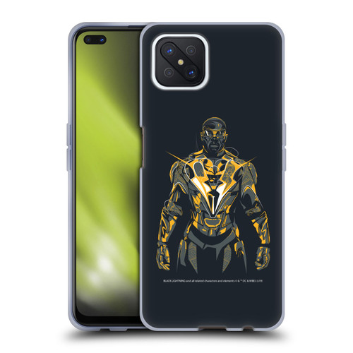 Black Lightning Key Art Black Lightning Soft Gel Case for OPPO Reno4 Z 5G