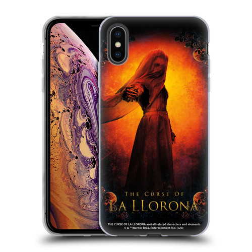 The Curse Of La Llorona Posters Skulls And Roses Soft Gel Case for Apple iPhone XS Max