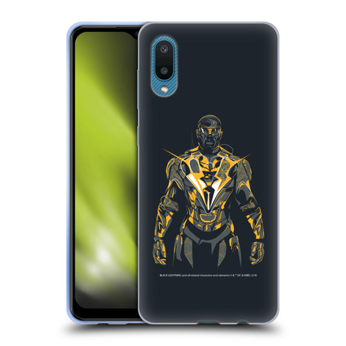 Black Lightning Key Art Black Lightning Soft Gel Case for Samsung Galaxy A02/M02 (2021)