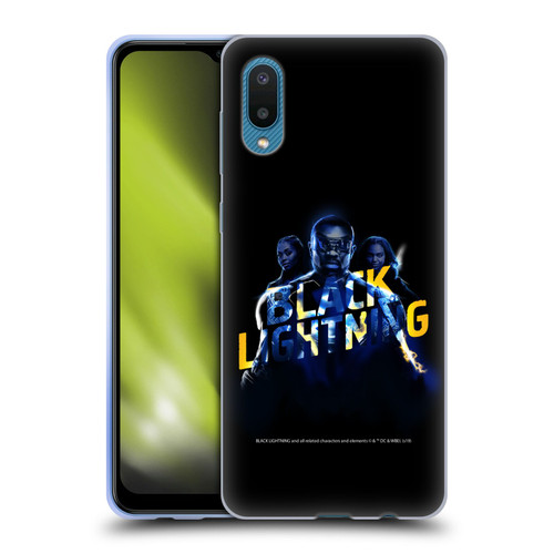 Black Lightning Key Art Group Soft Gel Case for Samsung Galaxy A02/M02 (2021)