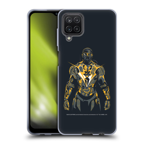 Black Lightning Key Art Black Lightning Soft Gel Case for Samsung Galaxy A12 (2020)
