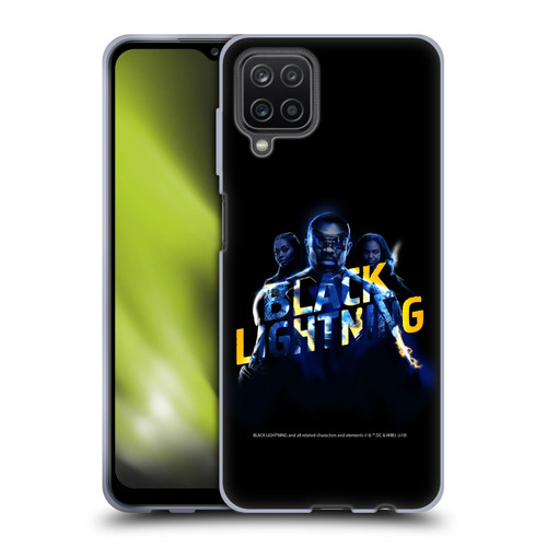 Black Lightning Key Art Group Soft Gel Case for Samsung Galaxy A12 (2020)