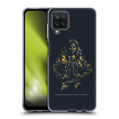 Black Lightning Key Art Jennifer Pierce Soft Gel Case for Samsung Galaxy A12 (2020)