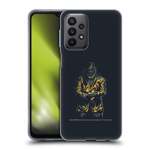 Black Lightning Key Art Tobias Whale Soft Gel Case for Samsung Galaxy A23 / 5G (2022)