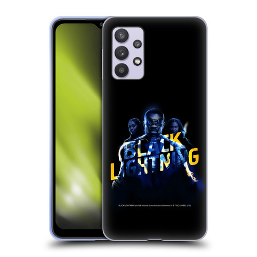 Black Lightning Key Art Group Soft Gel Case for Samsung Galaxy A32 5G / M32 5G (2021)