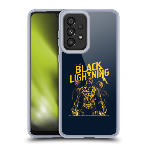 Black Lightning Key Art Get Lit Soft Gel Case for Samsung Galaxy A33 5G (2022)