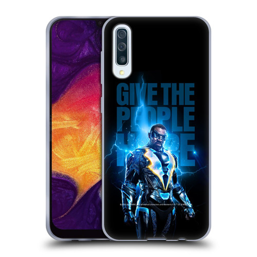 Black Lightning Key Art Give The People Hope Soft Gel Case for Samsung Galaxy A50/A30s (2019)