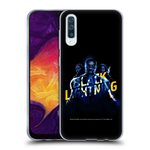 Black Lightning Key Art Group Soft Gel Case for Samsung Galaxy A50/A30s (2019)