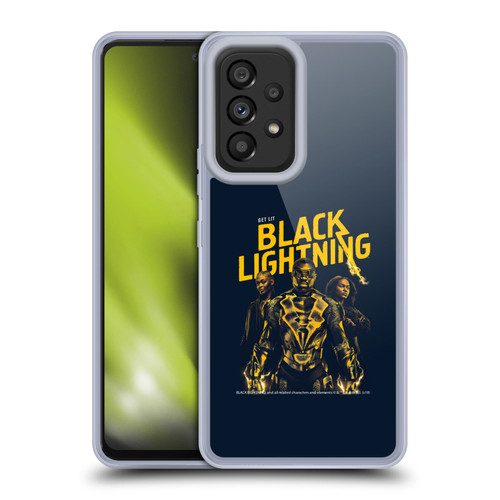 Black Lightning Key Art Get Lit Soft Gel Case for Samsung Galaxy A53 5G (2022)