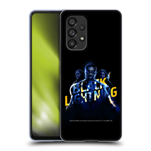Black Lightning Key Art Group Soft Gel Case for Samsung Galaxy A53 5G (2022)