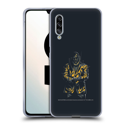 Black Lightning Key Art Tobias Whale Soft Gel Case for Samsung Galaxy A90 5G (2019)