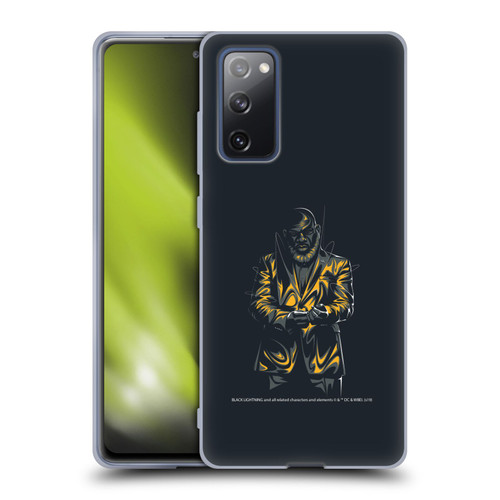 Black Lightning Key Art Tobias Whale Soft Gel Case for Samsung Galaxy S20 FE / 5G