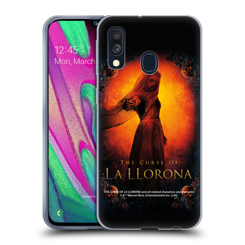 The Curse Of La Llorona Posters Skulls And Roses Soft Gel Case for Samsung Galaxy A40 (2019)