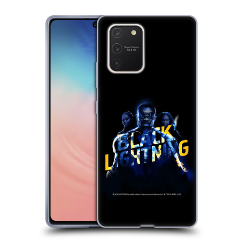 Black Lightning Key Art Group Soft Gel Case for Samsung Galaxy S10 Lite