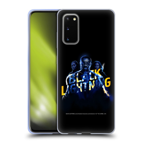 Black Lightning Key Art Group Soft Gel Case for Samsung Galaxy S20 / S20 5G