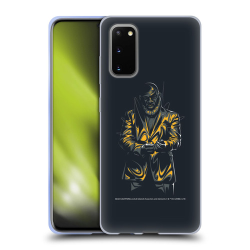 Black Lightning Key Art Tobias Whale Soft Gel Case for Samsung Galaxy S20 / S20 5G