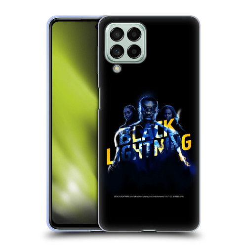 Black Lightning Key Art Group Soft Gel Case for Samsung Galaxy M53 (2022)