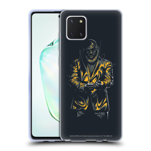 Black Lightning Key Art Tobias Whale Soft Gel Case for Samsung Galaxy Note10 Lite