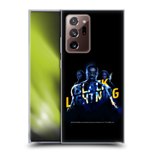 Black Lightning Key Art Group Soft Gel Case for Samsung Galaxy Note20 Ultra / 5G