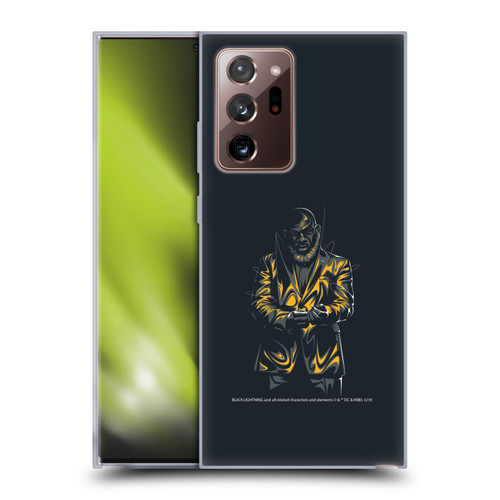 Black Lightning Key Art Tobias Whale Soft Gel Case for Samsung Galaxy Note20 Ultra / 5G