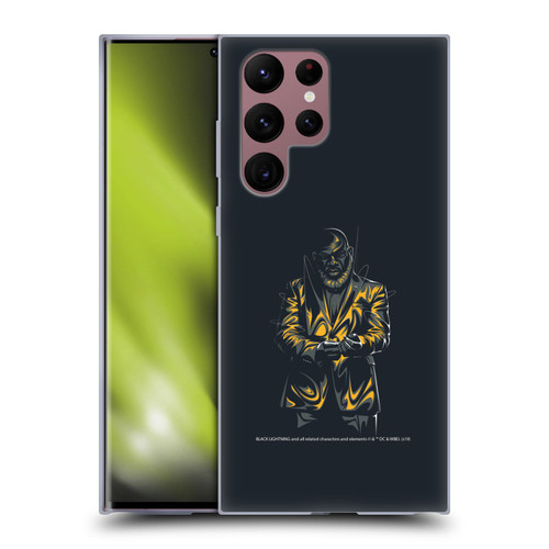 Black Lightning Key Art Tobias Whale Soft Gel Case for Samsung Galaxy S22 Ultra 5G