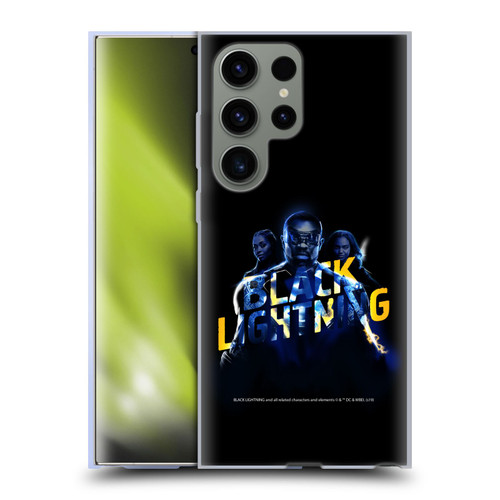 Black Lightning Key Art Group Soft Gel Case for Samsung Galaxy S23 Ultra 5G