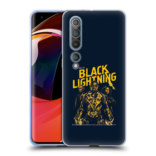 Black Lightning Key Art Get Lit Soft Gel Case for Xiaomi Mi 10 5G / Mi 10 Pro 5G