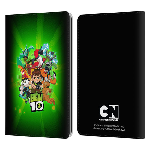 Ben 10: Animated Series Graphics Character Art Leather Book Wallet Case Cover For Amazon Kindle Paperwhite 1 / 2 / 3