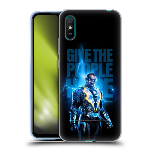 Black Lightning Key Art Give The People Hope Soft Gel Case for Xiaomi Redmi 9A / Redmi 9AT