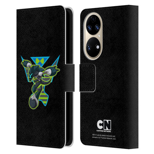 Ben 10: Animated Series Graphics Alien Leather Book Wallet Case Cover For Huawei P50