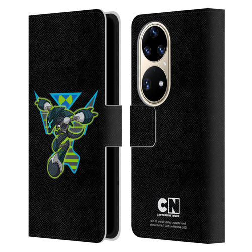 Ben 10: Animated Series Graphics Alien Leather Book Wallet Case Cover For Huawei P50 Pro