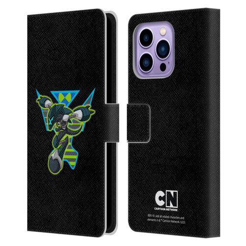 Ben 10: Animated Series Graphics Alien Leather Book Wallet Case Cover For Apple iPhone 14 Pro Max