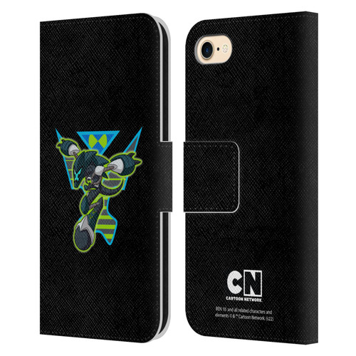 Ben 10: Animated Series Graphics Alien Leather Book Wallet Case Cover For Apple iPhone 7 / 8 / SE 2020 & 2022