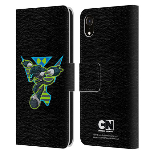Ben 10: Animated Series Graphics Alien Leather Book Wallet Case Cover For Apple iPhone XR