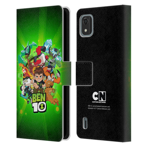 Ben 10: Animated Series Graphics Character Art Leather Book Wallet Case Cover For Nokia C2 2nd Edition