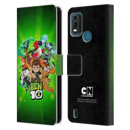 Ben 10: Animated Series Graphics Character Art Leather Book Wallet Case Cover For Nokia G11 Plus