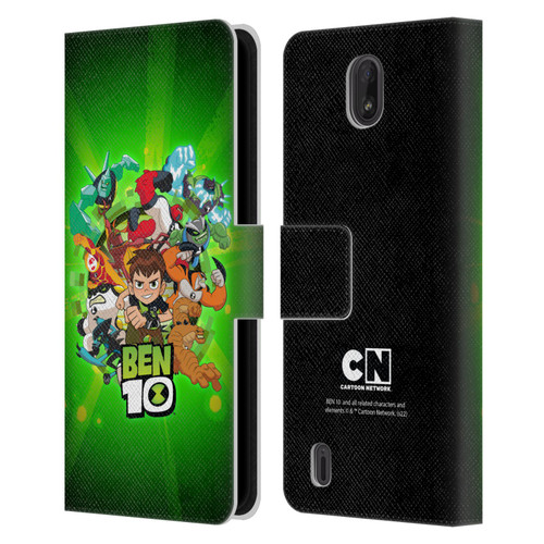 Ben 10: Animated Series Graphics Character Art Leather Book Wallet Case Cover For Nokia C01 Plus/C1 2nd Edition
