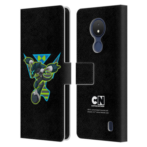 Ben 10: Animated Series Graphics Alien Leather Book Wallet Case Cover For Nokia C21