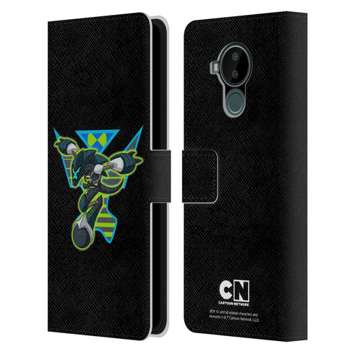 Ben 10: Animated Series Graphics Alien Leather Book Wallet Case Cover For Nokia C30