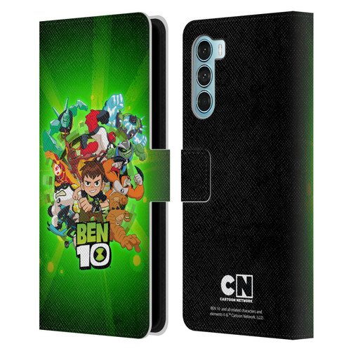 Ben 10: Animated Series Graphics Character Art Leather Book Wallet Case Cover For Motorola Edge S30 / Moto G200 5G