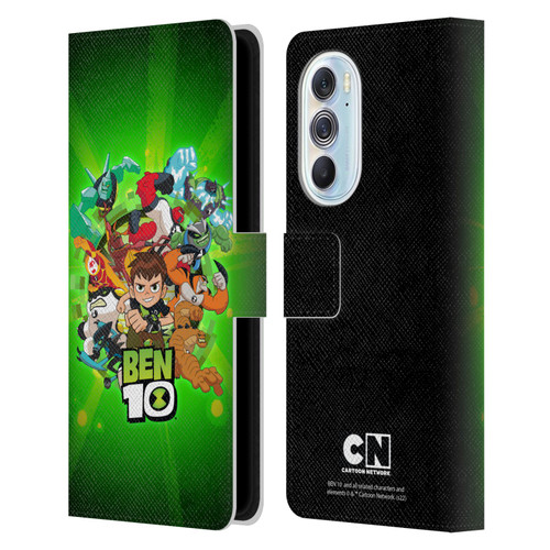 Ben 10: Animated Series Graphics Character Art Leather Book Wallet Case Cover For Motorola Edge X30
