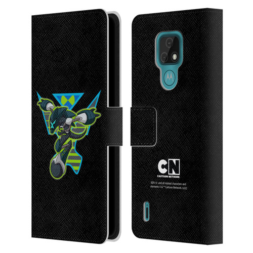Ben 10: Animated Series Graphics Alien Leather Book Wallet Case Cover For Motorola Moto E7