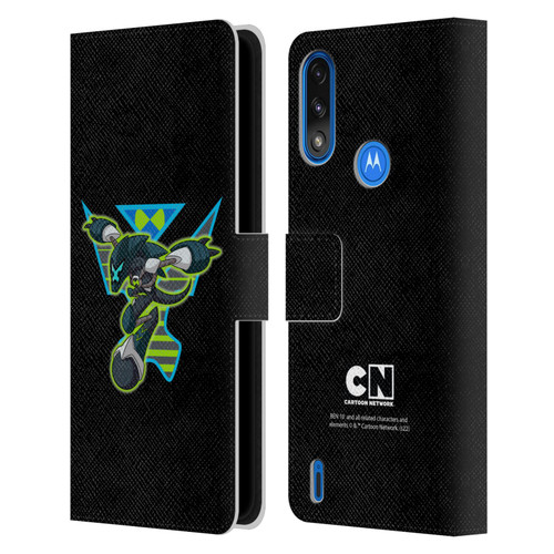 Ben 10: Animated Series Graphics Alien Leather Book Wallet Case Cover For Motorola Moto E7 Power / Moto E7i Power